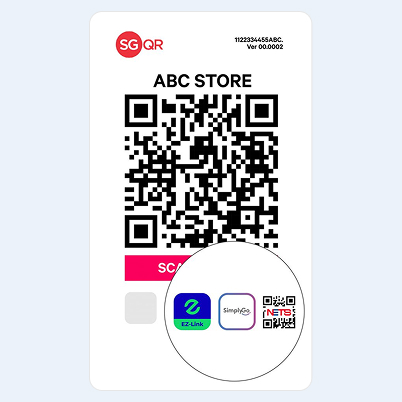 EZ‑Link Wallet SGQR scan to pay