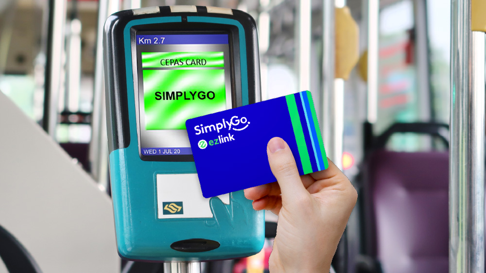 EZ‑Link and SimplyGo EZ‑Link card
